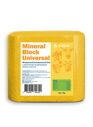 Минеральный солевой блок Mineral Block Universal (жёлтый), 5 кг 2533